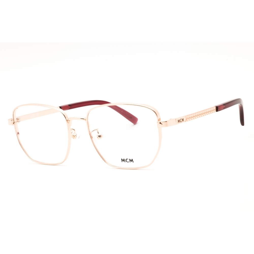 MCM MW5021 Eyeglasses Shiny Rose Gold Metal Oval